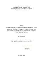 Nghiên cứu chế tạo hệ thống phân tích dòng chảy xách tay sử dụng các điện cực chọn lọc ion làm detector xác định các ion chứa nitơ có trong nước thải phú dưỡng