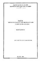 Một số bài toán của môi trường đàn hồi và môi trường đàn dẻo