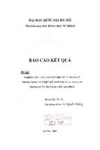 Nghiên cứu chế tạo vật liệu xử lí mangan trong nước và thiết kế thiết bị xử lí mangan trong nước ngầm qui mô gia đình