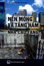 Nền móng và tầng hầm nhà cao tầng