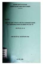 Khảo sát khả năng ức chế của tằm oxifen trong quá trình hoạt động của bệnh ung thư vú