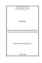 Thiết kế và sử dụng ebook chương điện tích điện trường, vật lí 11 nhằm phát triển năng lực tự học cho học sinh