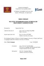 Thực tiễn và nhận thức về tiếng pháp ở việt nam trong bối cảnh đa ngôn ngữ   trường hợp của huế tt tiếng anh