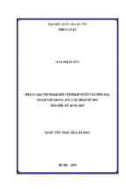 Phân loại tội phạm đối với pháp nhân thương mại phạm tội trong bộ luật hình sự 2015 sửa đổi, bổ sung 2017