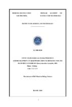 Nghiên cứu một số đặc điểm sinh học và xây dựng kỹ thuật sản xuất giống cá chuối hoa channa maculata (lacepede, 1801) tt tiếng anh