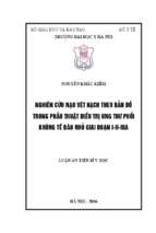 Nghiên cứu nạo vét hạch theo bản đồ trong phẫu thuật điều trị ung thư phổi không tế bào nhỏ giai đoạn i, ii, iiia