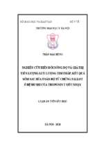 Nghiên cứu biến đổi nồng độ và giá trị tiên lượng lưu lượng tim thấp, kết quả sớm sau sửa toàn bộ tứ chứng fallot ở bệnh nhi của troponin t siêu nhạy