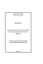 Quản trị rủi ro lãi suất của ngân hàng thương mại cổ phần ngoại thương việt nam