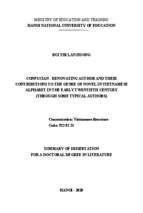 Tác giả nho học   tân học và những đóng góp đối với thể loại tiểu thuyết quốc ngữ việt nam đầu thế kỷ xx (qua một số tác giả tiêu biểu) tt tiếng anh