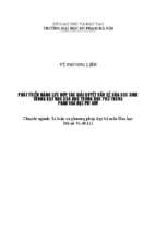 Phát triển năng lực hợp tác giải quyết vấn đề của học sinh trong dạy học phần hóa học phi kim trung học phổ thông (tt)