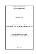 Chất lượng dịch vụ y tế tại các bệnh viện công trên địa bàn thành phố hà nội