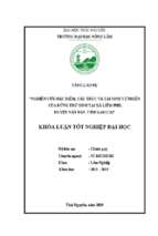 Nghiêm cứu đặc điểm, cấu trúc và tái sinh tự nhiên của rừng thứ sinh tại xã liêm phú, huyện văn bàn, tỉnh lào cai