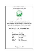 Tìm hiểu và thực hiện các bước ứng dụng phần mềm frms cập nhật diễn biến tài nguyên rừng tại xã khe mo, huyện đồng hỷ, tỉnh thái nguyên