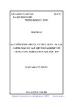 đặc điểm hình ảnh nội soi thực quản   dạ dày ở bệnh nhân xơ gan điều trị tại bệnh viện trung ương thái nguyên năm 2018 2019