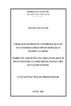 A research of the effect of service quality to customer satisfaction in izone ielts training academy