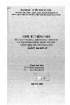 Giới từ tiếng việt biểu đạt ý nghĩa không gian  thời gian và ứng dụng chúng trong việc dạy tiếng việt như một ngoại ngữ