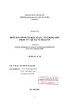 Bước đầu đánh giá hiện trạng lắng đọng axít ở khu vực hà nội và hòa bình