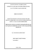 A survey on students’ attitudes to deductive and inductive approaches to teaching english grammar for grade 11th at bac kan gifted high school