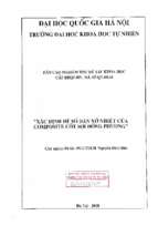 Xác định hệ số dãn nở nhiệt của composite cốt sợi đồng phương