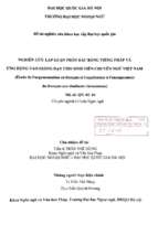 Nghiên cứu lập luận phản bác bằng tiếng pháp và ứng dụng vào giảng dạy cho sinh viên chuyên ngữ việt nam