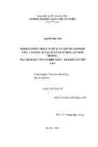 đánh giá hiện trạng và đề xuất một số giải pháp nâng cao hiệu quả quản lý và sử dụng quỹ môi trường của tập đoàn công nghiệp than   khoáng sản việt nam