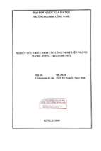 Nghiên cứu triển khai các công nghệ liên ngành nano   info   telecom (nit)