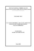 đánh giá các di tích lịch sử văn hóa phục vụ phát triển du lịch bền vững tỉnh quảng trị