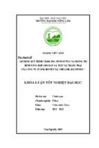 Thực hiện quy trình chăm sóc, nuôi dưỡng, phòng và trị bệnh trên đàn gà thịt nuôi chuồng kín tại chí linh, hải dương