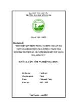 Thực hiện quy trình phòng, trị bệnh cho lợn nái trong giai đoạn mang thai nuôi tại trang trại sinh thái thanh xuân, xã nghĩa trụ, huyện văn giang, tỉnh hưng yên