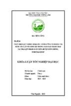 Thực hiện quy trình chăm sóc, nuôi dưỡng và phòng trị bệnh cho lợn nái sinh sản trong giai đoạn mang thai tại trại lợn nhâm xuân tiến, huyên đông hưng, tỉnh thái bình