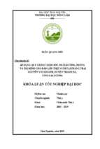 áp dụng quy trình chăm sóc, nuôi dưỡng, phòng và trị bệnh cho đàn lợn thịt nuôi tại trang trại nguyễn văn khanh, huyện thanh hà, tỉnh hải dương