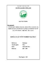 Thực hiện quy trình chăm sóc nuôi dưỡng và phòng trị bệnh cho đàn lợn nái sinh sản tại trại nguyễn văn tứ xã lương phong, hiệp hòa, bắc giang