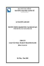 Truyền thông marketing tại khách sạn tms hotel da nang beach