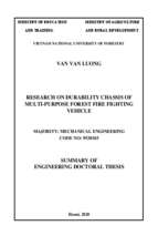Nghiên cứu độ bền khung sát xi xe chữa cháy rừng đa năng tt tiếng anh