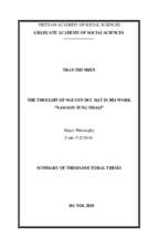 Tư tưởng nguyễn đức đạt trong tác phẩm nam sơn tùng thoại tt tiếng anh
