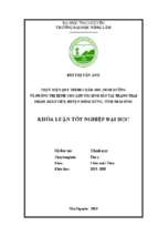 Thực hiện quy trình chăm sóc, nuôi dưỡng và phòng trị bệnh cho lợn nái sinh sản tại trang trại nhâm xuân tiến, huyện đông hưng, tỉnh thái bình