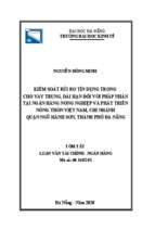 Kiểm soát rủi ro trong hoạt động cho vay trung, dài hạn đối với pháp nhân tại ngân hàng nông nghiệp và phát triển nông thôn việt nam, chi nhánh quận ngũ hành sơn, thành phố đà nẵng