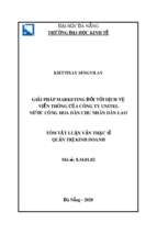 Giải pháp marketing ñối với dich vụ viễn thông của công ty unitel, nước cộng hòa dân chủ nhân dân lào