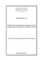 Xây dựng thang đo nhằm đánh giá khó khăn của học sinh trung học cơ sở trong quá trình học tập stem