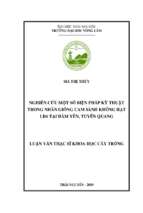 Nghiên cứu một số biện pháp kỹ thuật trong nhân giống cam sành không hạt lđ6 tại hàm yên, tuyên quang
