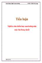 Nghiên cứu chiến lược marketing nhà máy bia dung quất