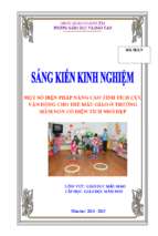 Skkn một số biện pháp nâng cao tính tích cực vận động cho trẻ mẫu giáo ở trường mầm non có diện tích nhỏ hẹp