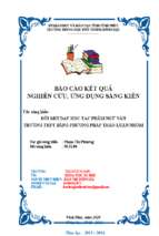 Skkn đổi mới dạy học tác phẩm ngữ văn trường thpt bằng phương pháp thảo luận nhóm