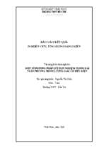 Skkn một số phương pháp biến đổi hệ phương trình thường sử dụng trong kì thi thpt qg vào giảng dạy môn toán ở trường thpt