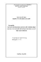 Skkn vận dụng phương pháp lập bảng biểu, phương pháp dạy học tích hợp liên môn để dạy học phần lịch sử việt nam từ 1930   1945.