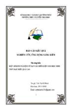 Skkn một số kinh nghiệm về dạy câu điều kiện ( conditional sentence   conditional clauses) cho học sinh thpt đạt hiệu quả cao