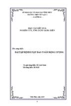 Skkn  bài tập định luật bảo toàn động lượng