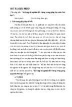 Skkn sử dụng thí nghiệm đối chứng trong giảng dạy môn hoá học