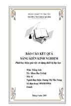 Skkn phát huy hiệu quả việc sử dụng thiết bị dạy học trong môn tiếng anh 7