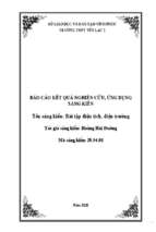 Skkn bài tập điện tích, điện trường